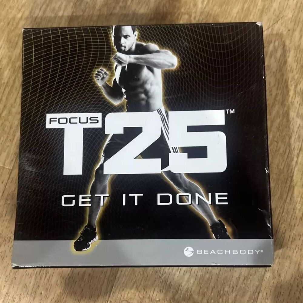 Focus T25 9 Disc DVD Workout Set Alpha + Beta Shaun T. Beachbody